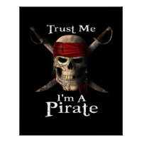 Créeme, soy un cráneo pirata y espadas graciosas