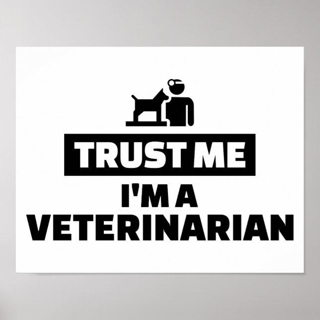 Póster Créeme, soy veterinario (Frente)