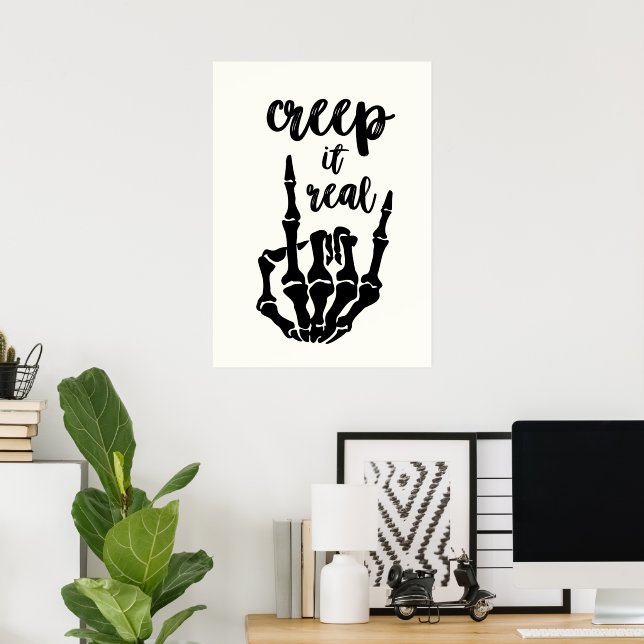 Póster Creen en realidad (Oficina en casa)