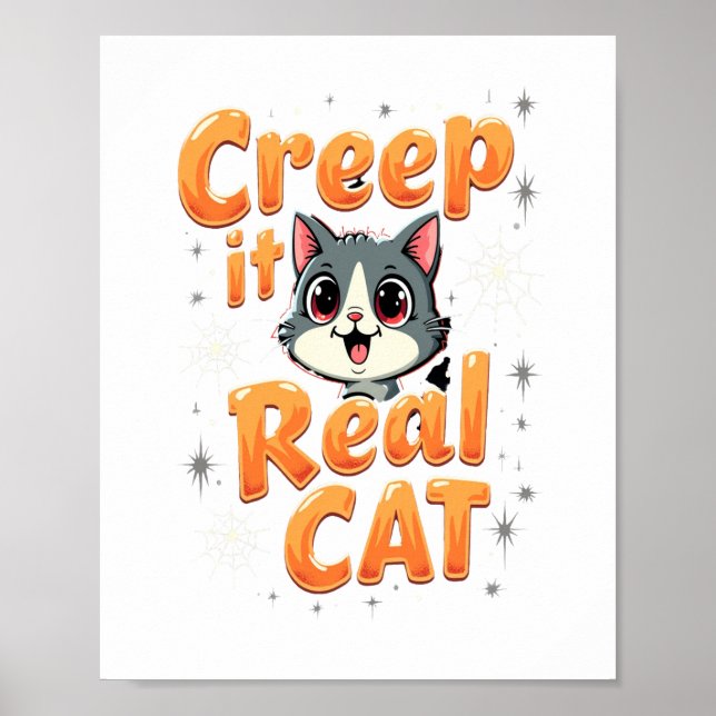 Póster Creep It Real Cat 2 (Frente)