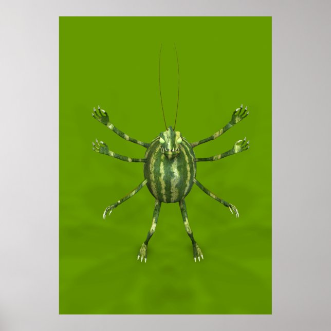 Póster Creeper de sandía (Frente)