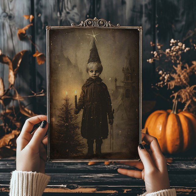 Póster Creepmas Spooky Gótico Vintage Boy (Subido por el creador)