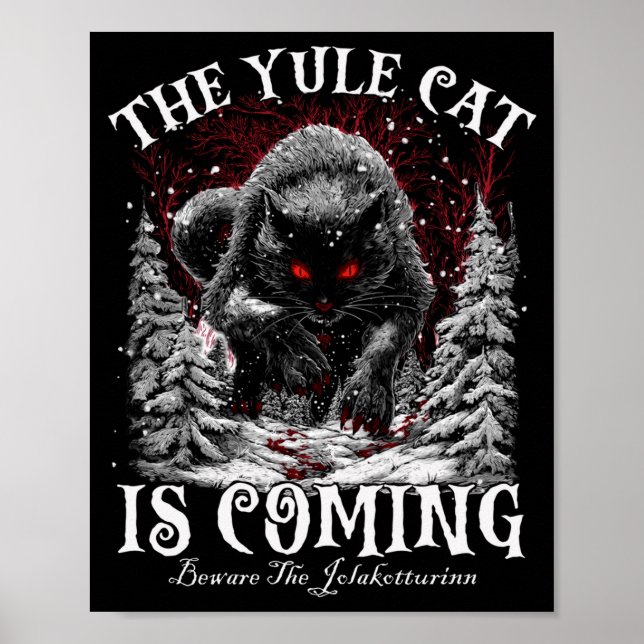 Póster Creepmas The Yule Cat Is Coming Be Ware Of Jolakot (Frente)