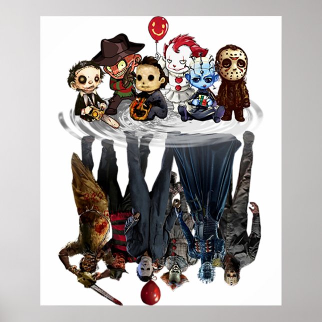 Póster Creeps Halloween Horror Películas TShirtCreeps Hal (Frente)