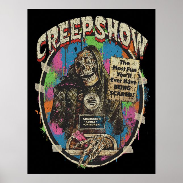 Póster creepshow cool design (Frente)