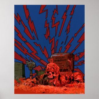 Póster Creepshow Fathers Day Zombie