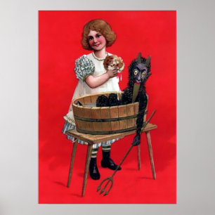Póster Creepy Krampus