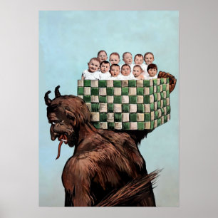 Póster Creepy Krampus