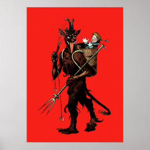 Póster Creepy Krampus