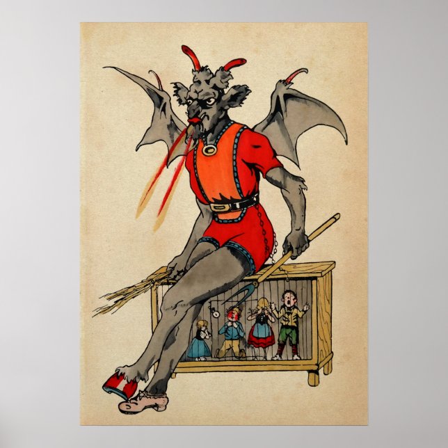 Póster Creepy Krampus (Frente)