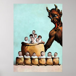 Póster Creepy Krampus