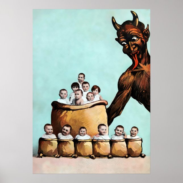 Póster Creepy Krampus (Frente)