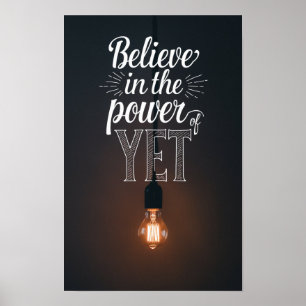 Póster Creer en el poder de