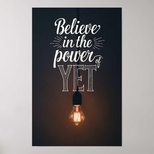 Póster Creer en el poder de (Frente)