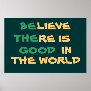 Póster Creer en el Poster mundial