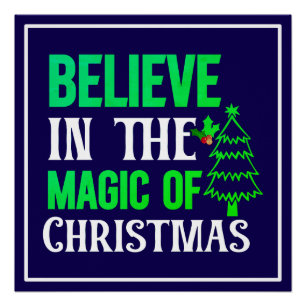 Póster Creer en la magia de los Navidades-82077