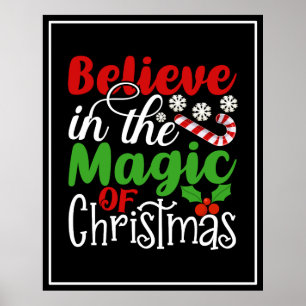 Póster Creer en la magia de los Navidades-82301