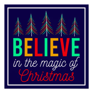 Póster Creer en la magia de los Navidades-82303