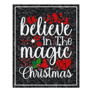 Póster Creer en la magia de los Navidades-84604