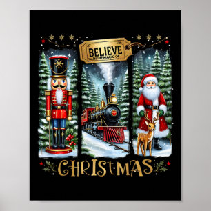 Póster Creer En La Magia De Los Navidades Entrenan A Nutc