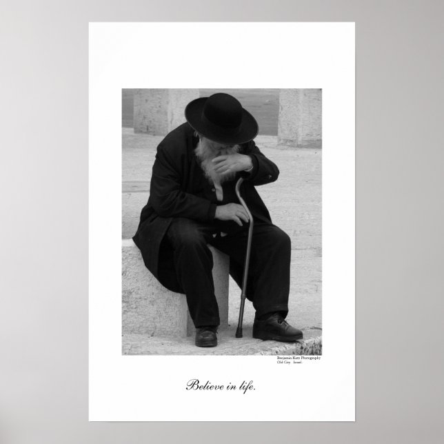 Póster Creer en la vida (Frente)