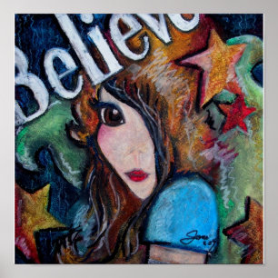 Póster Creer en las hadas