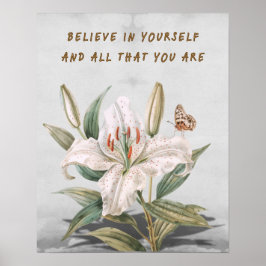 Póster Creer En Sí Mismo