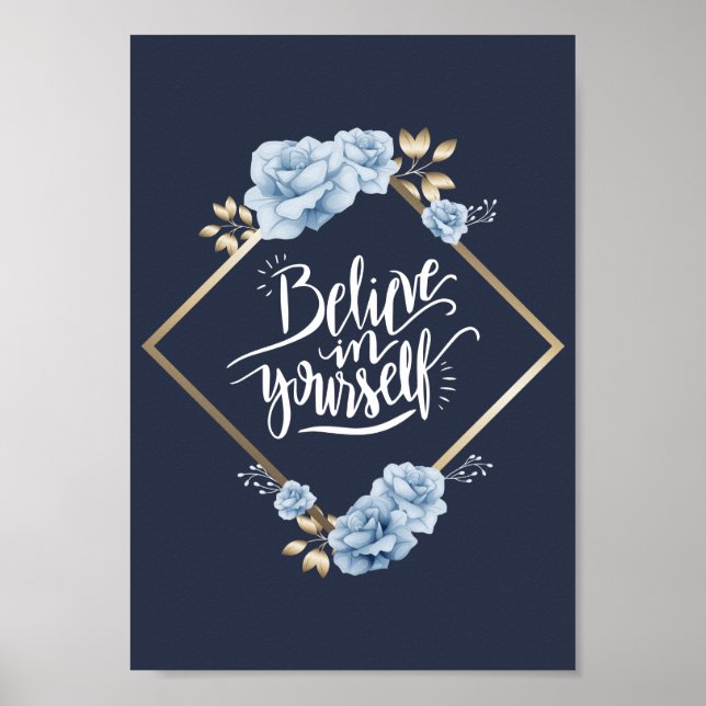 Póster Creer en ti mismo (Frente)