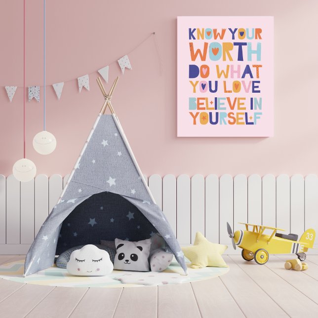 Póster Creer en ti mismo motivacional (Subido por el creador)