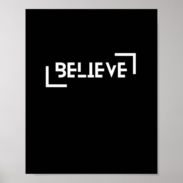 Póster Creer inspiración (Frente)