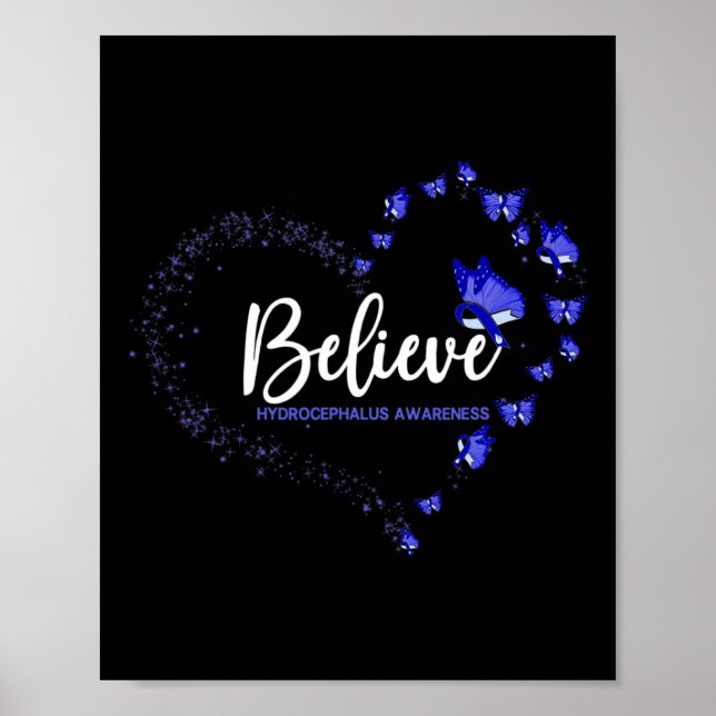 Póster Creer mariposa de conciencia (Frente)