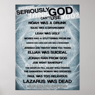 Póster ¿Crees que Dios no te puede usar?
