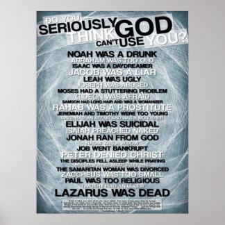 Póster ¿Crees que Dios no te puede usar?