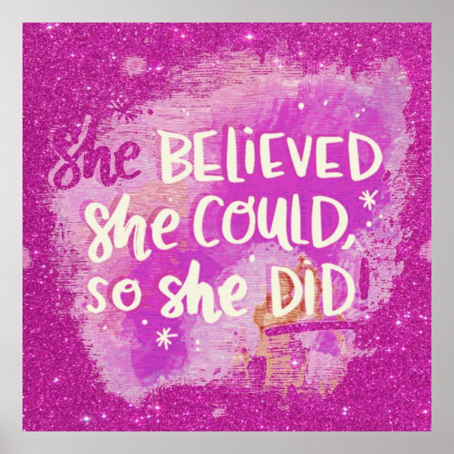 Póster Creía (Frente)