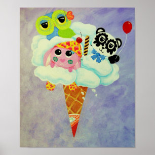 Póster Crema De La Nube