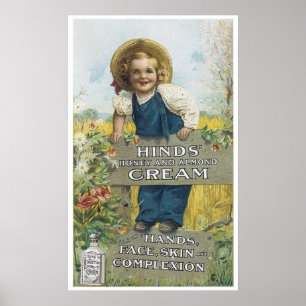 Póster Crema de miel y almendras