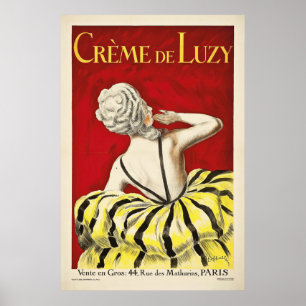 Póster Crème De Luzy Leonetto Cappiello