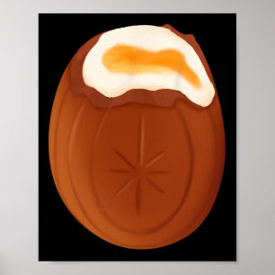Póster Creme Egy Chocolate Easter Quirky Weird Funny