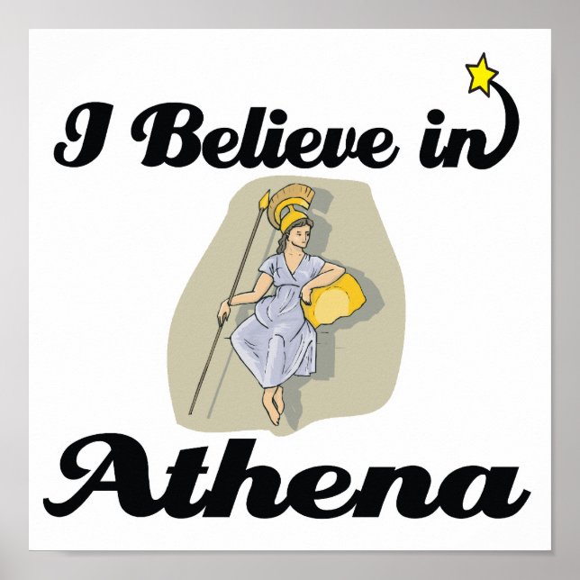 Póster creo en Atenea (Frente)