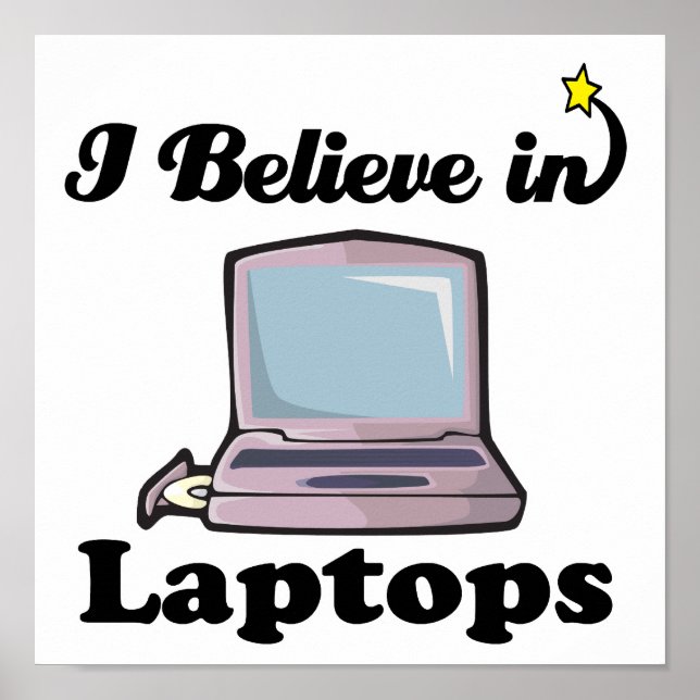 Póster creo en las laptops (Frente)