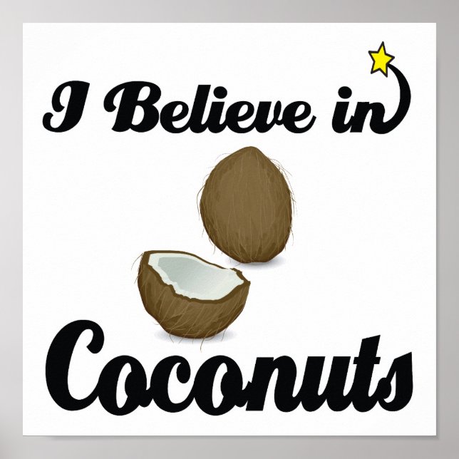 Póster creo en los cocos (Frente)