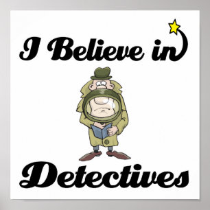 Póster creo en los detectives
