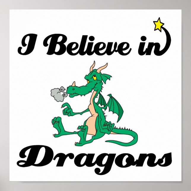 Póster creo en los dragones (Frente)