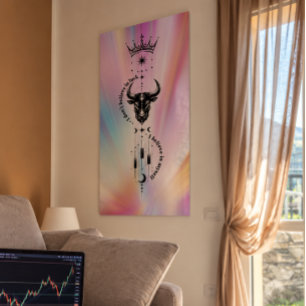 Póster Creo en mí mismo Símbolo de comerciante de aura pa