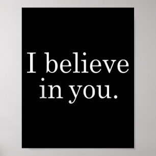 Póster Creo En Tu Enseñanza Motivacional Positiva De Cami