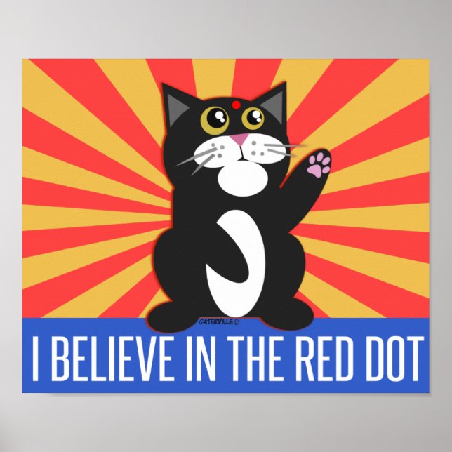 Póster Creo que gato (Frente)