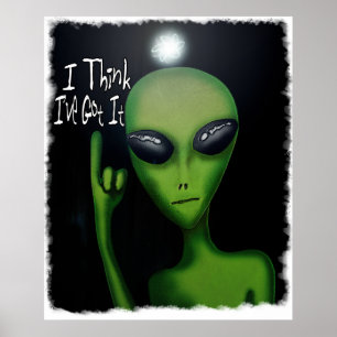 Póster Creo que lo tengo Poster de comics Alien