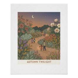 Póster Crepúsculo de Otoño