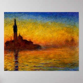 Póster Crepúsculo de Venecia