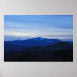 Póster Crepúsculo del Monte Washington